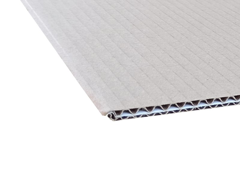 Corrugated board sheet