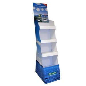 Floor Display Stand With Incorporated Shelfs